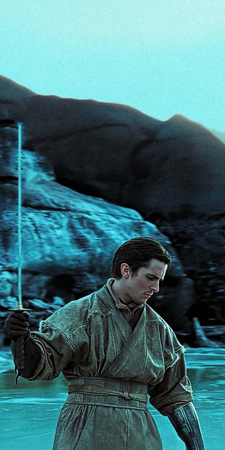 This high-definition wallpaper captures the intense journey of Bruce Wayne before he became the Dark Knight. Featuring Christian Bale in his training robes against a rugged, mountainous backdrop, this piece embodies the "Batman Begins" aesthetic of discipline, willpower, and the cold solitude of the League of Shadows. Perfect for fans of the Christopher Nolan trilogy who appreciate a gritty, cinematic atmosphere.