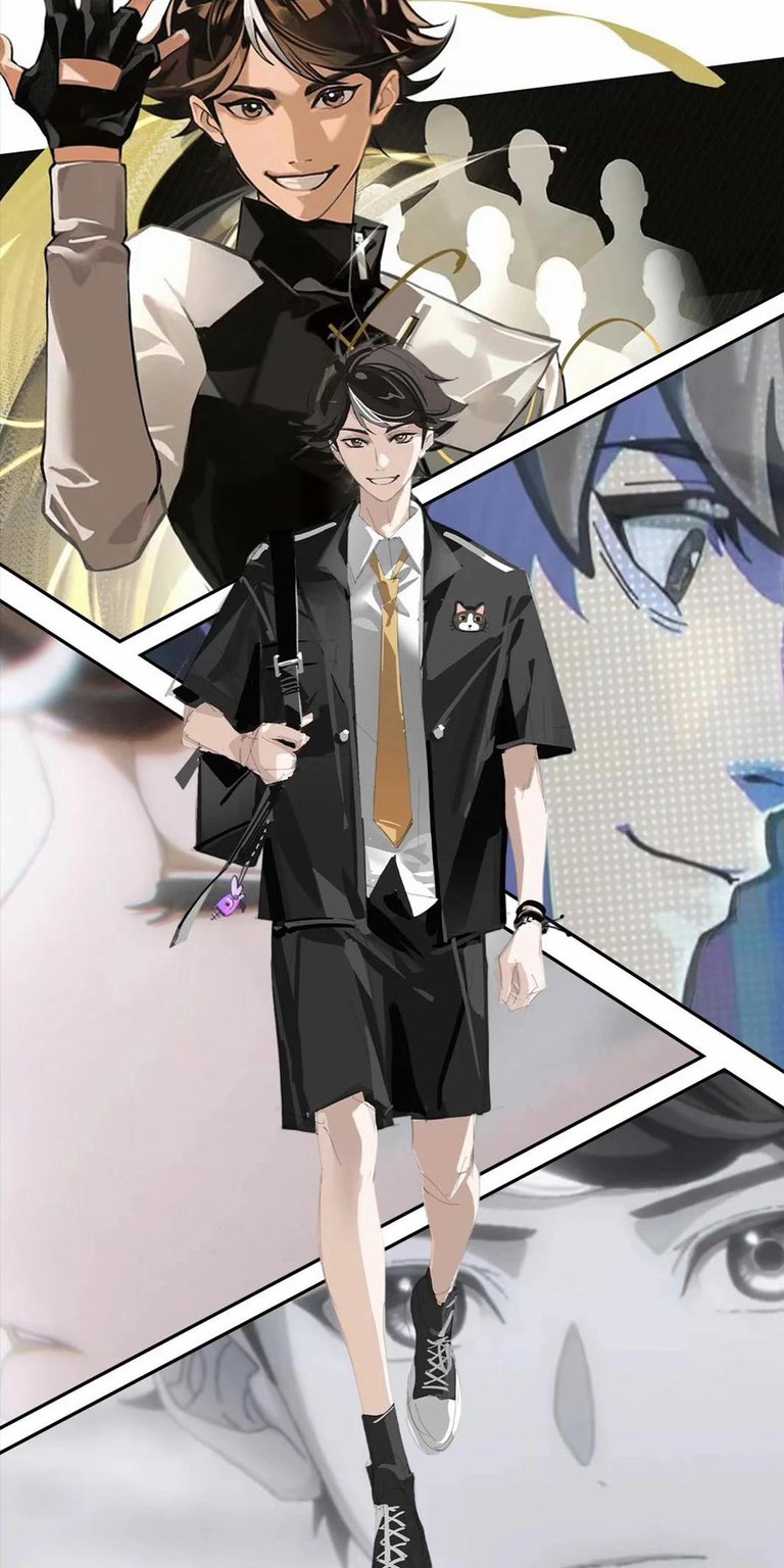 Lin Ling collage 4K wallpaper iPhone