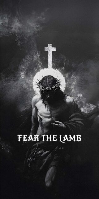 Fear the Lamb wallpaper HD for iPhone