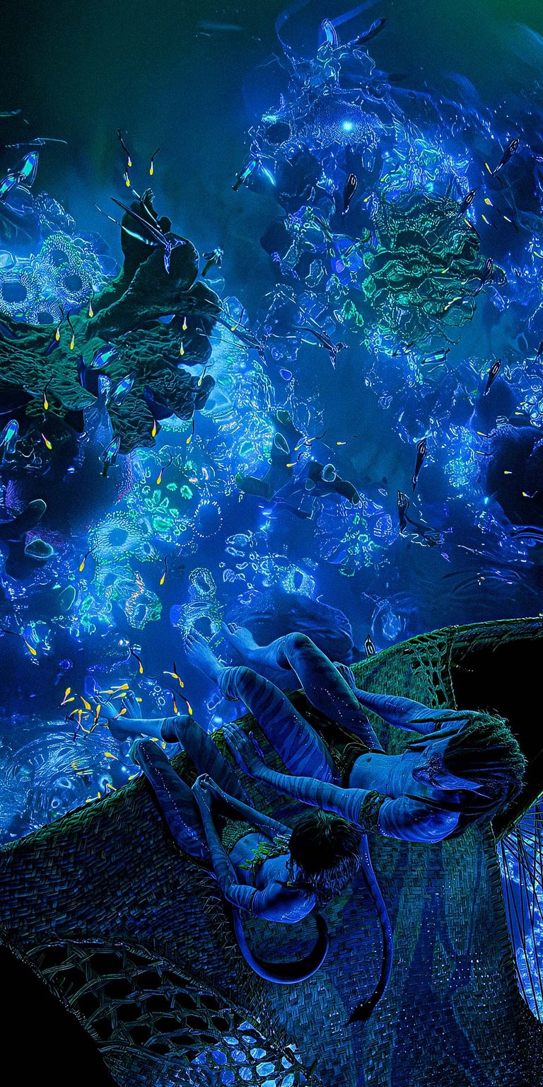 Avatar Way of Water Jake Sully and Kiri Wallpaper