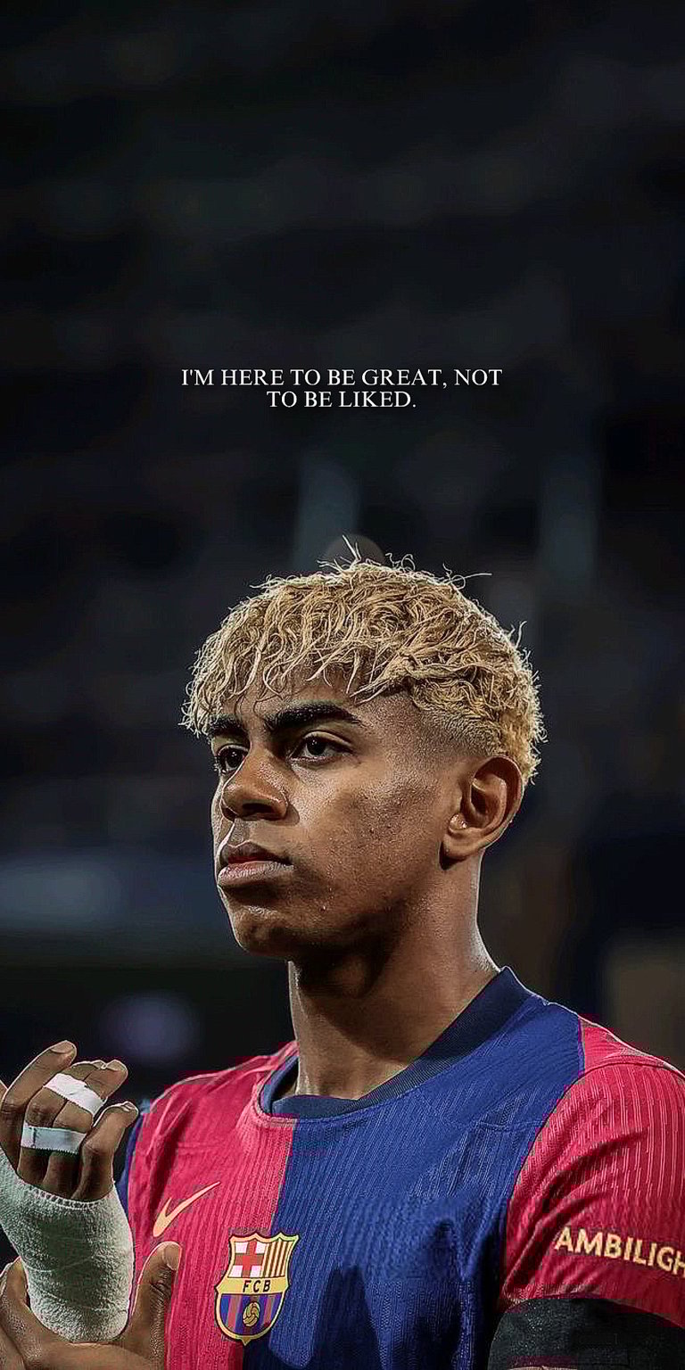 Lamine Yamal quote wallpaper 4k iPhone