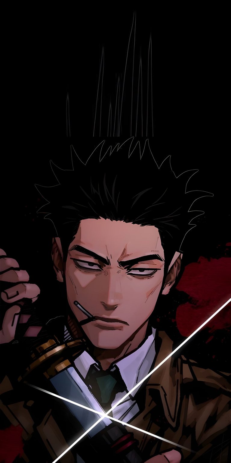 Enhance your iPhone with this stunning Johan Liebert wallpaper in 4K resolution. This striking wallpaper features Johan with a cigarette, a cold expression, and holding a mysterious weapon.