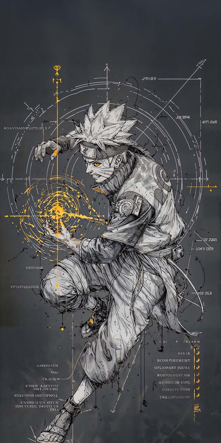 Naruto rasengan art iPhone wallpaper HD
