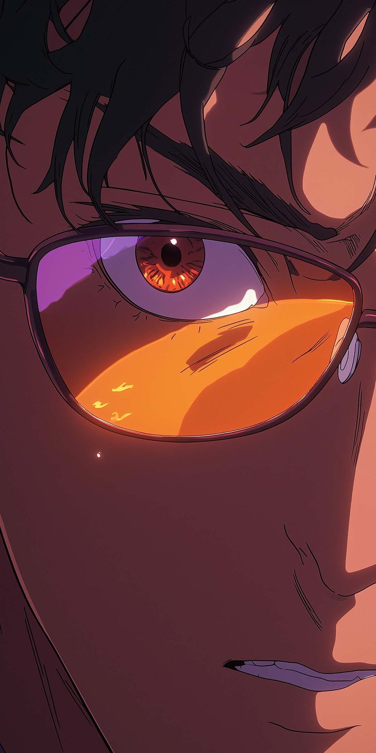 Anime character face wallpaper for iPhone