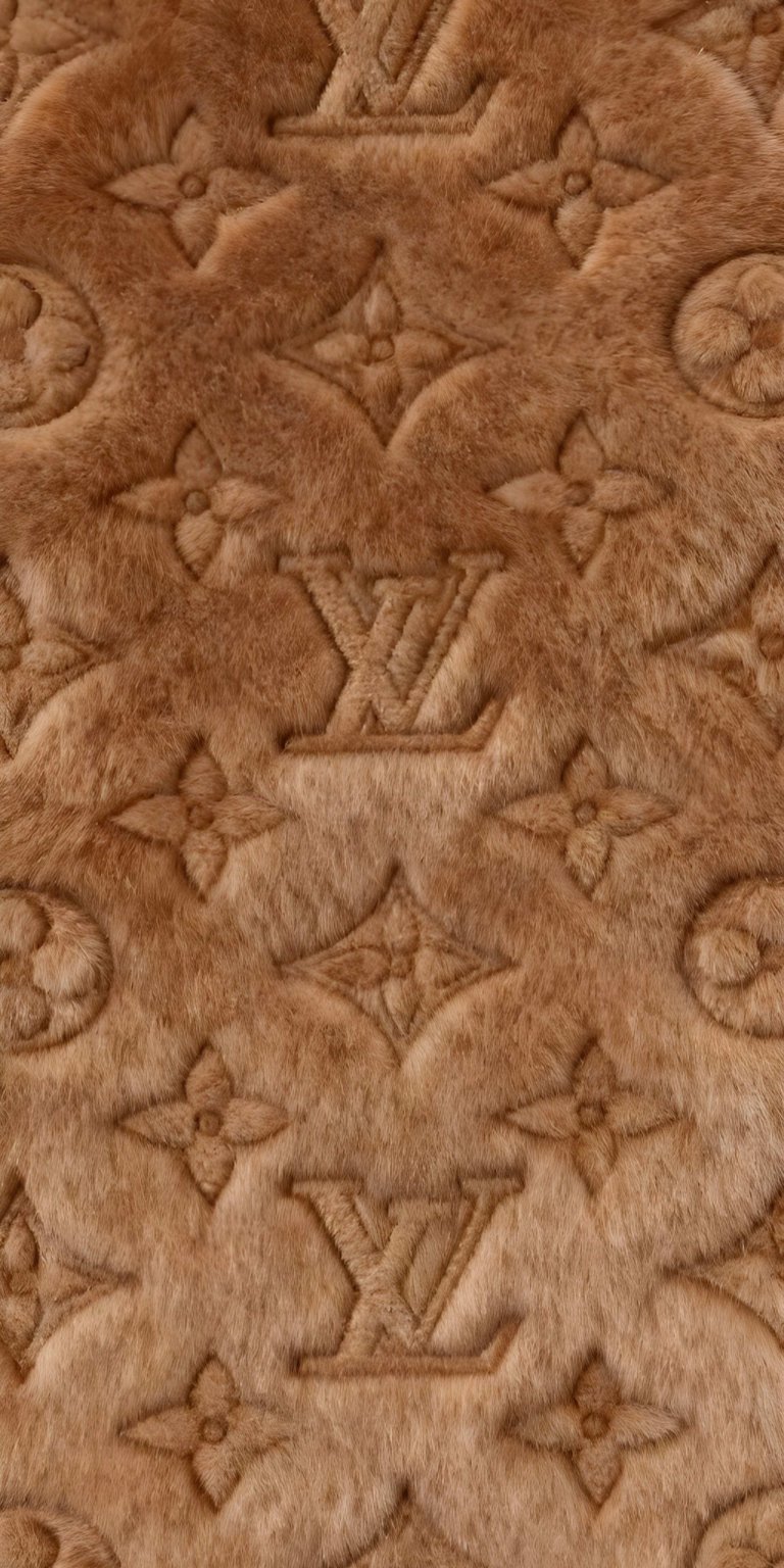 This cozy brown plush fur wallpaper adds a warm, fuzzy 4K aesthetic to your iPhone lock screen. The high-resolution fur wallpaper captures detailed fibers and a soft, shaggy brown texture.