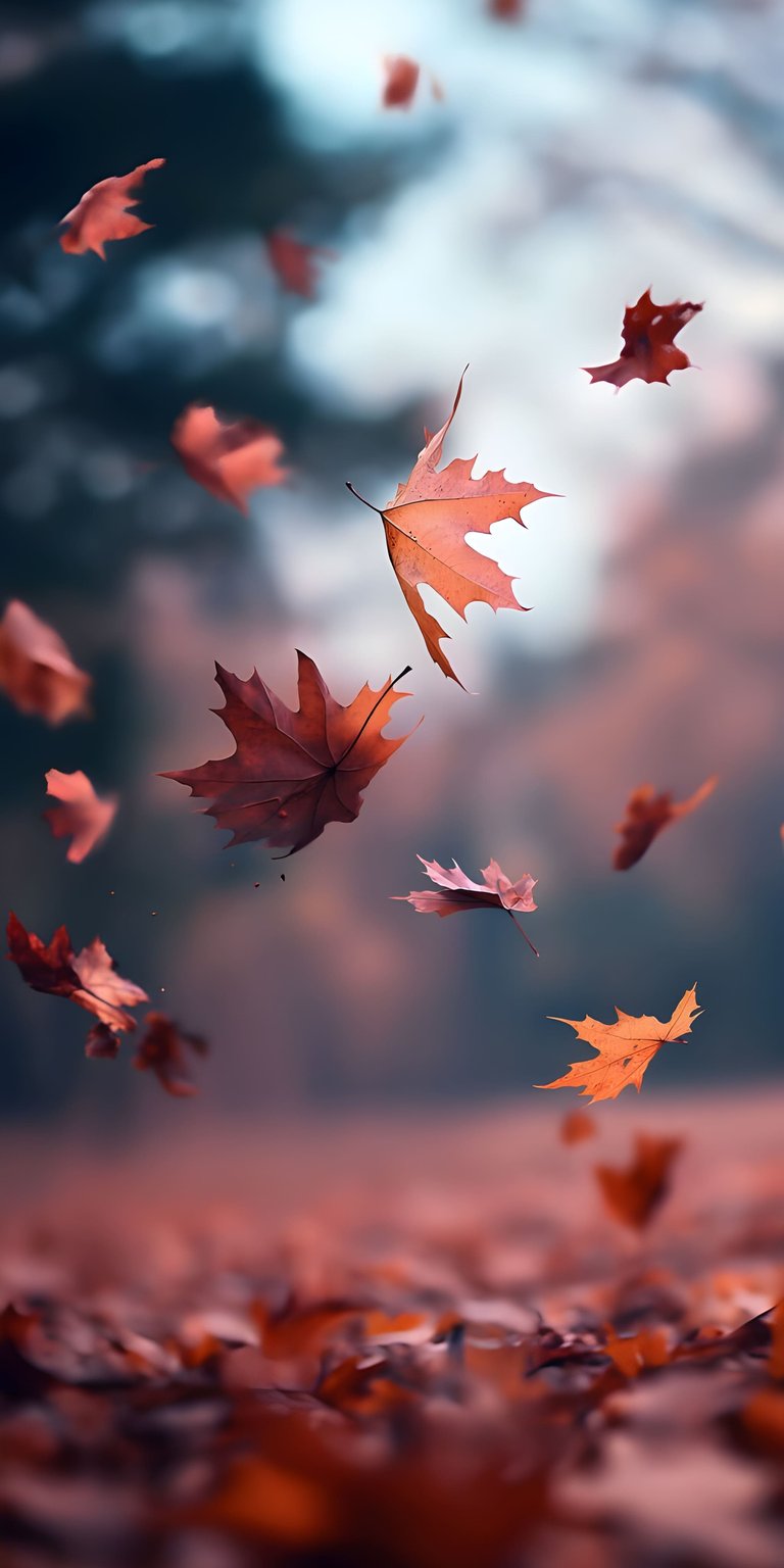 Experience this premium 3D wallpapers collection featuring falling maple leaves with a realistic depth effect for your iPhone. This high-resolution wallpaper captures rich crimson tones and soft bokeh lighting to create a cinematic mobile background.