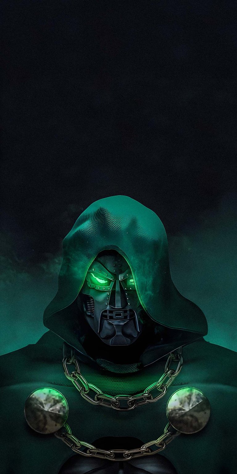 Doctor Doom Green Hoodie Wallpaper iPhone HD