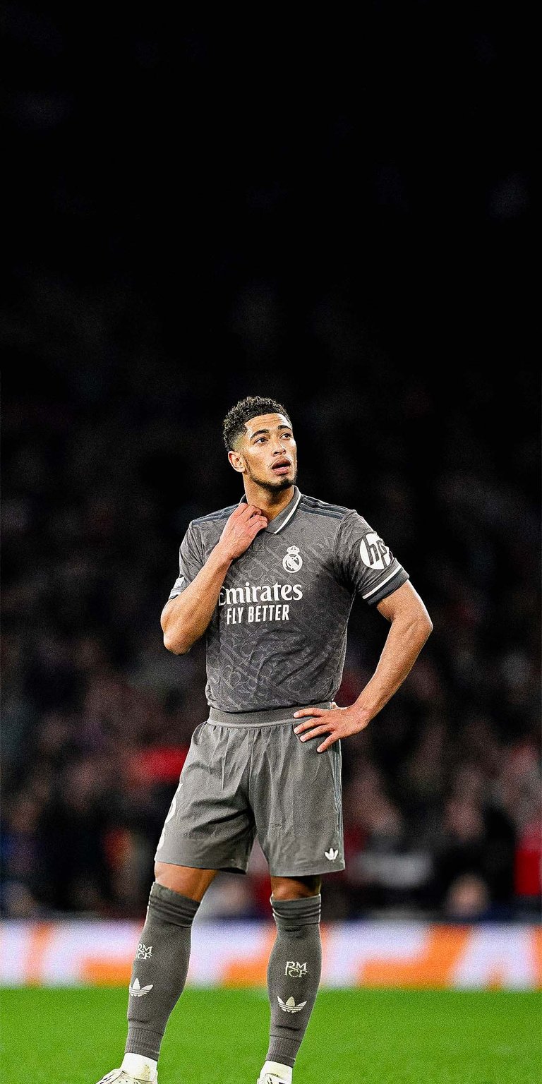 Jude Bellingham UEFA Champions League Wallpaper 4k iPhone