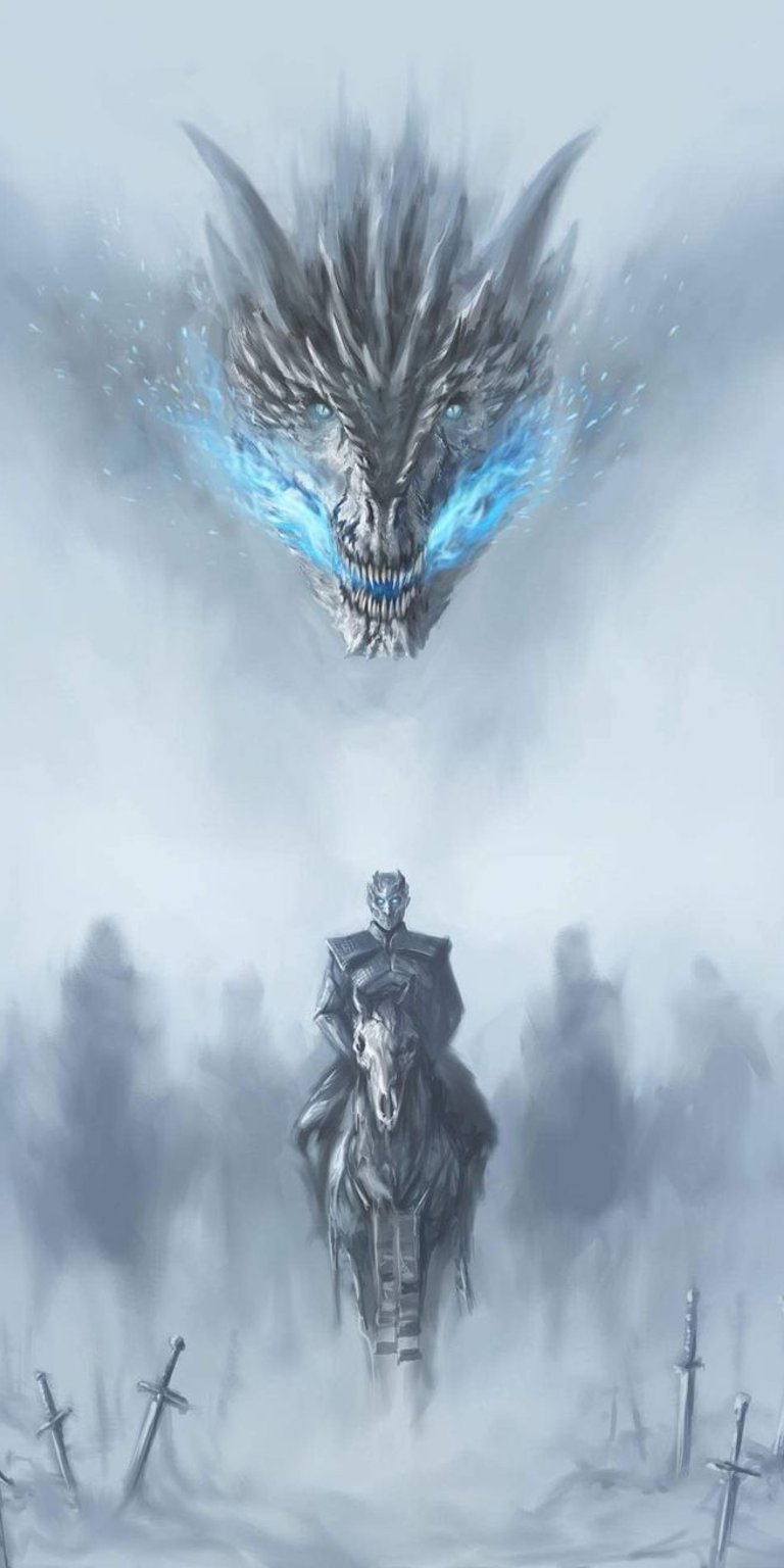 Night King with smokey background wallpapers