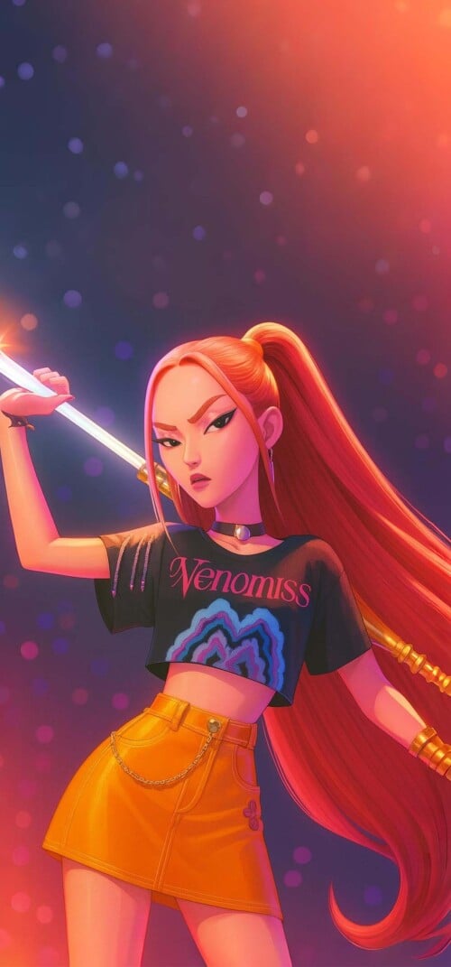 Kpop Demon Hunters Girls Trio Wallpapers