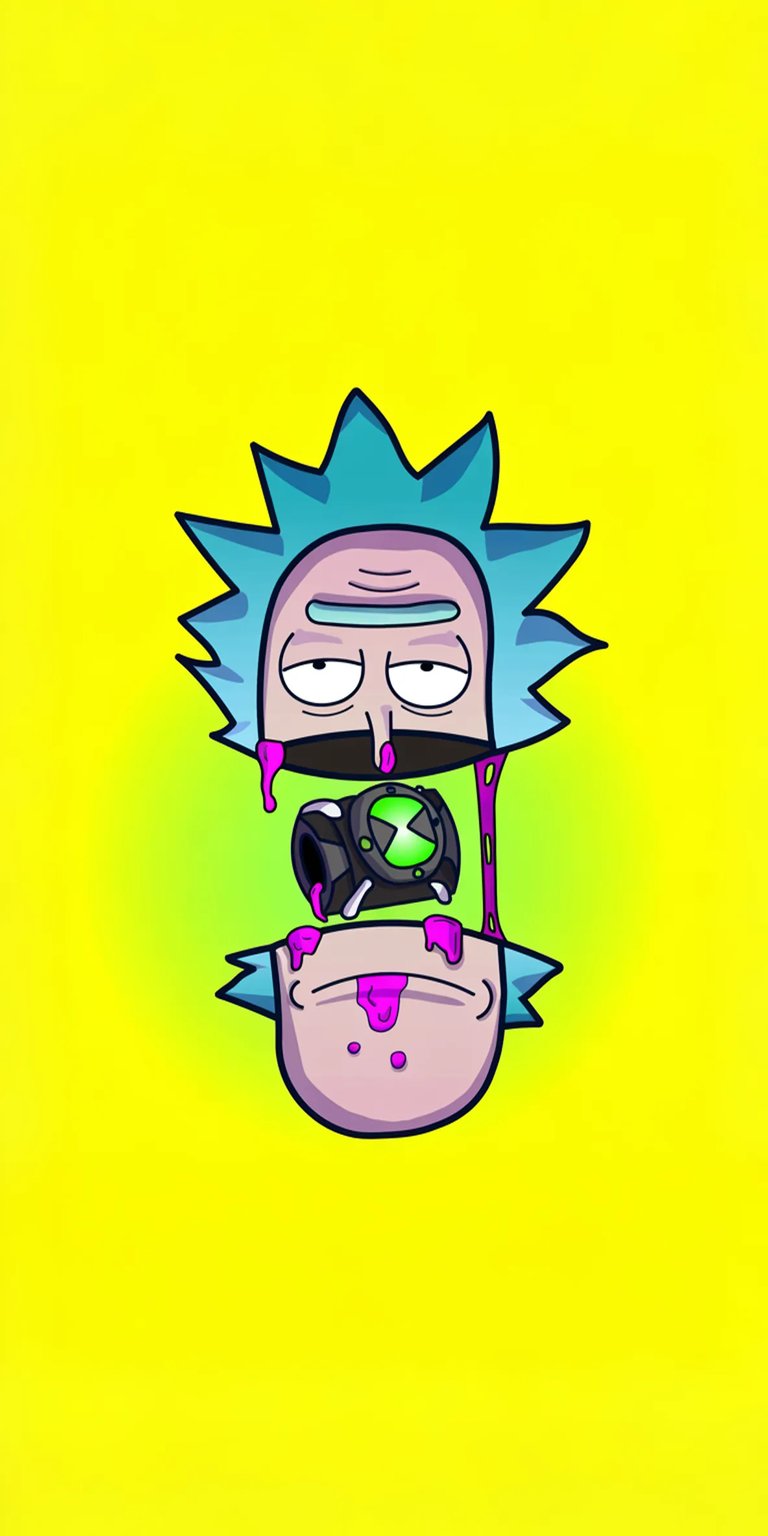 Rick Sanchez on iPhone wallpaper 4K