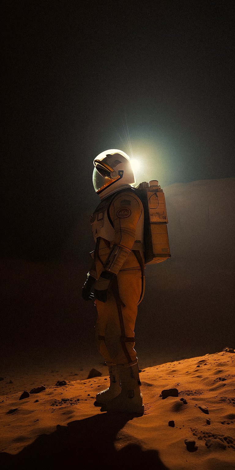 Astronaut on mars wallpaper HD iOS