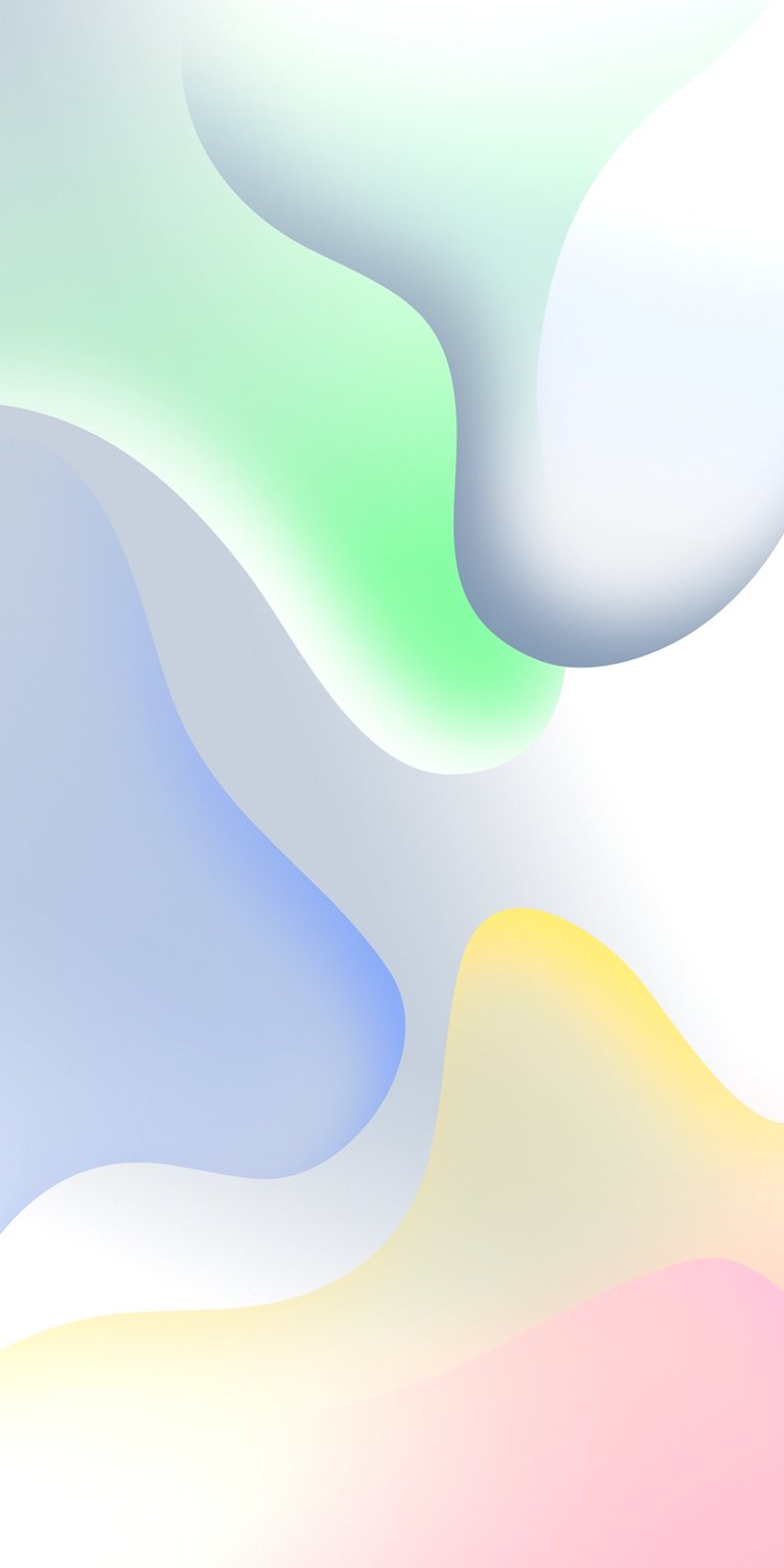 Get this abstract wallpaper for your iPhone, showcasing a blend of pastel shades in 4K resolution. The wallpaper features dynamic shapes with a gentle transition from blue to pink and a touch of light green.