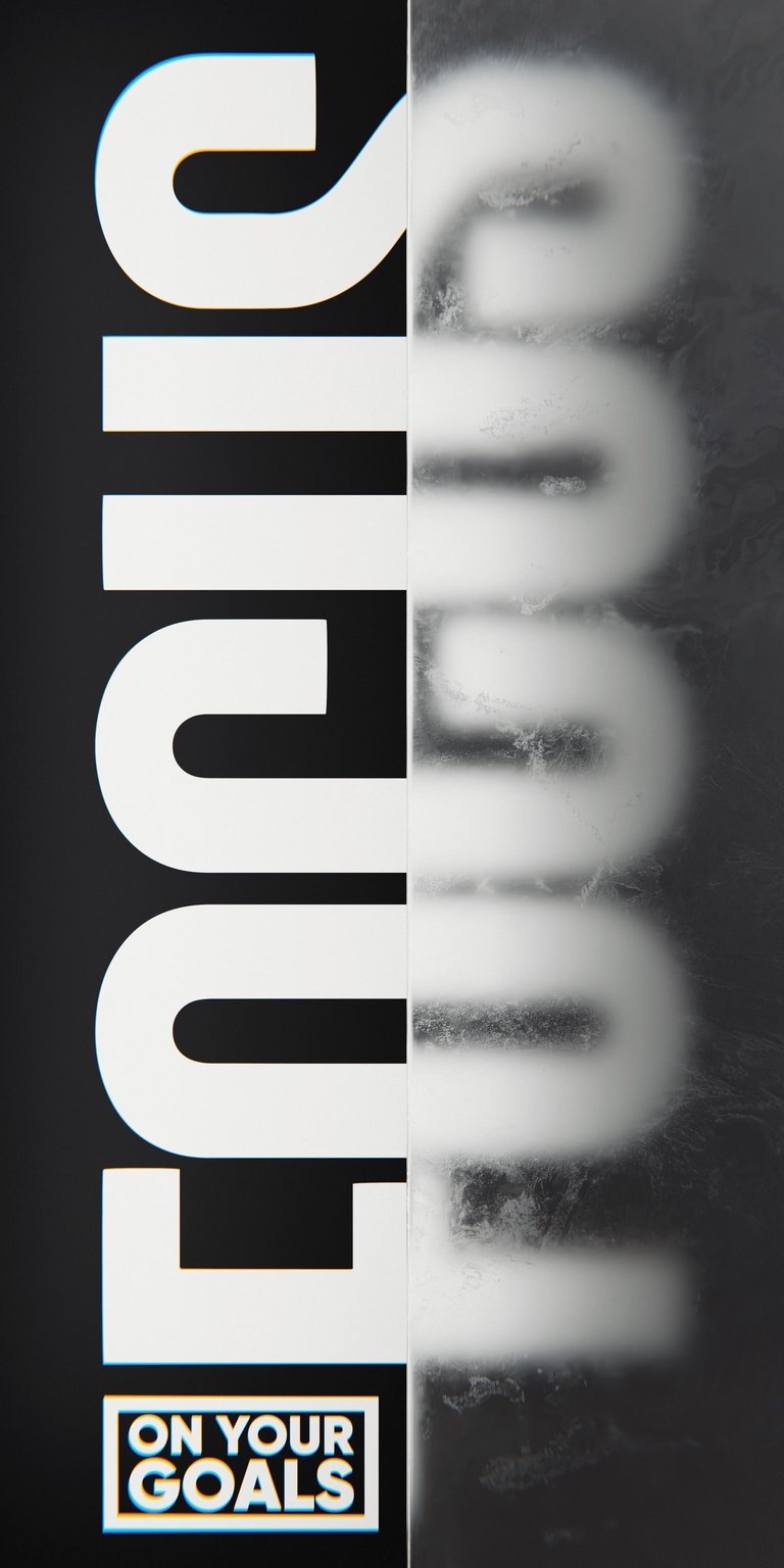 Focus on your goals quote wallpaper iPhone HD