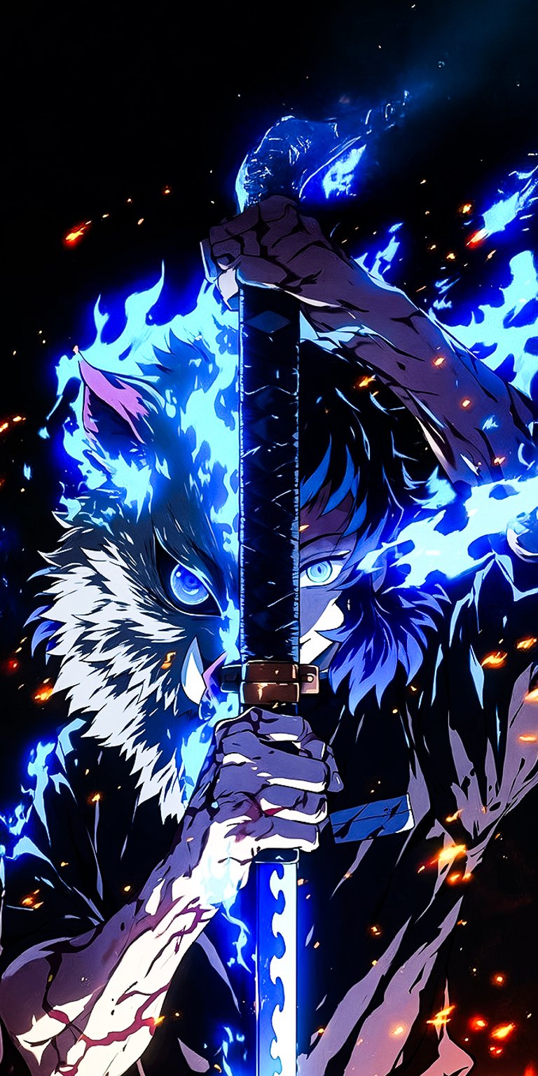 Inosuke Hashibira wallpaper iPhone 4K