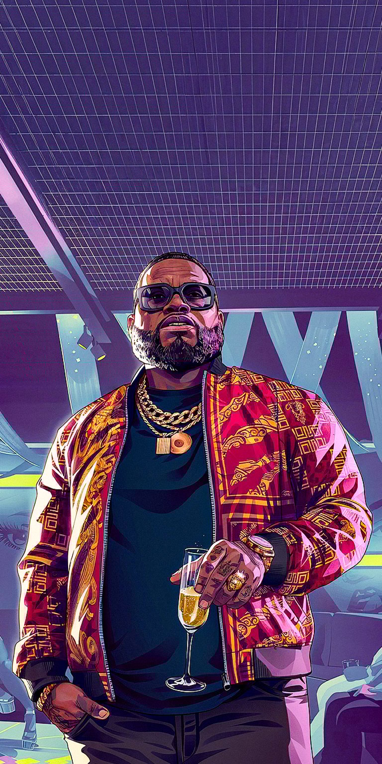 Grand Theft Auto 6 NPC character wallpaper iPhone 4K