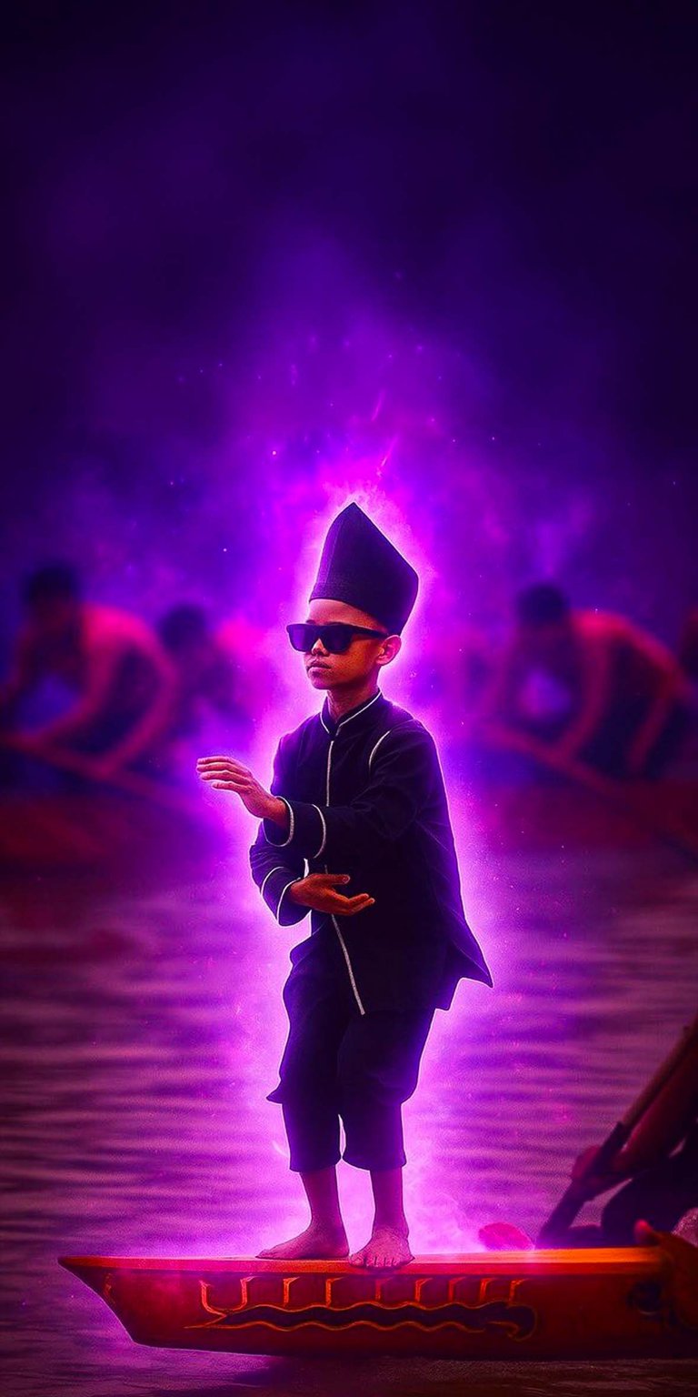 Pacu Jalur boat racing kid wallpaper iPhone HD