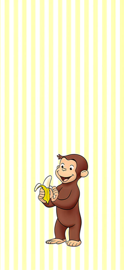 George Monkey matching wallpaper iPhone 4K