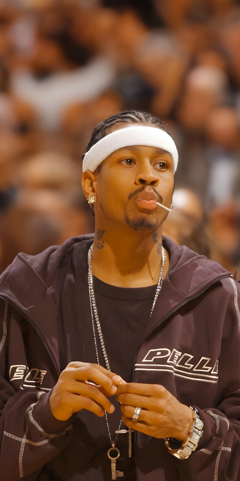 Allen Iverson portrait lollipop wallpapers 4k