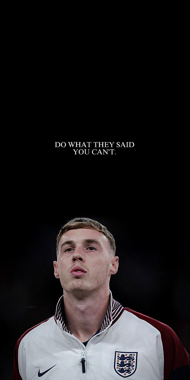 Cole Palmer quotes wallpaper 4k iPhone