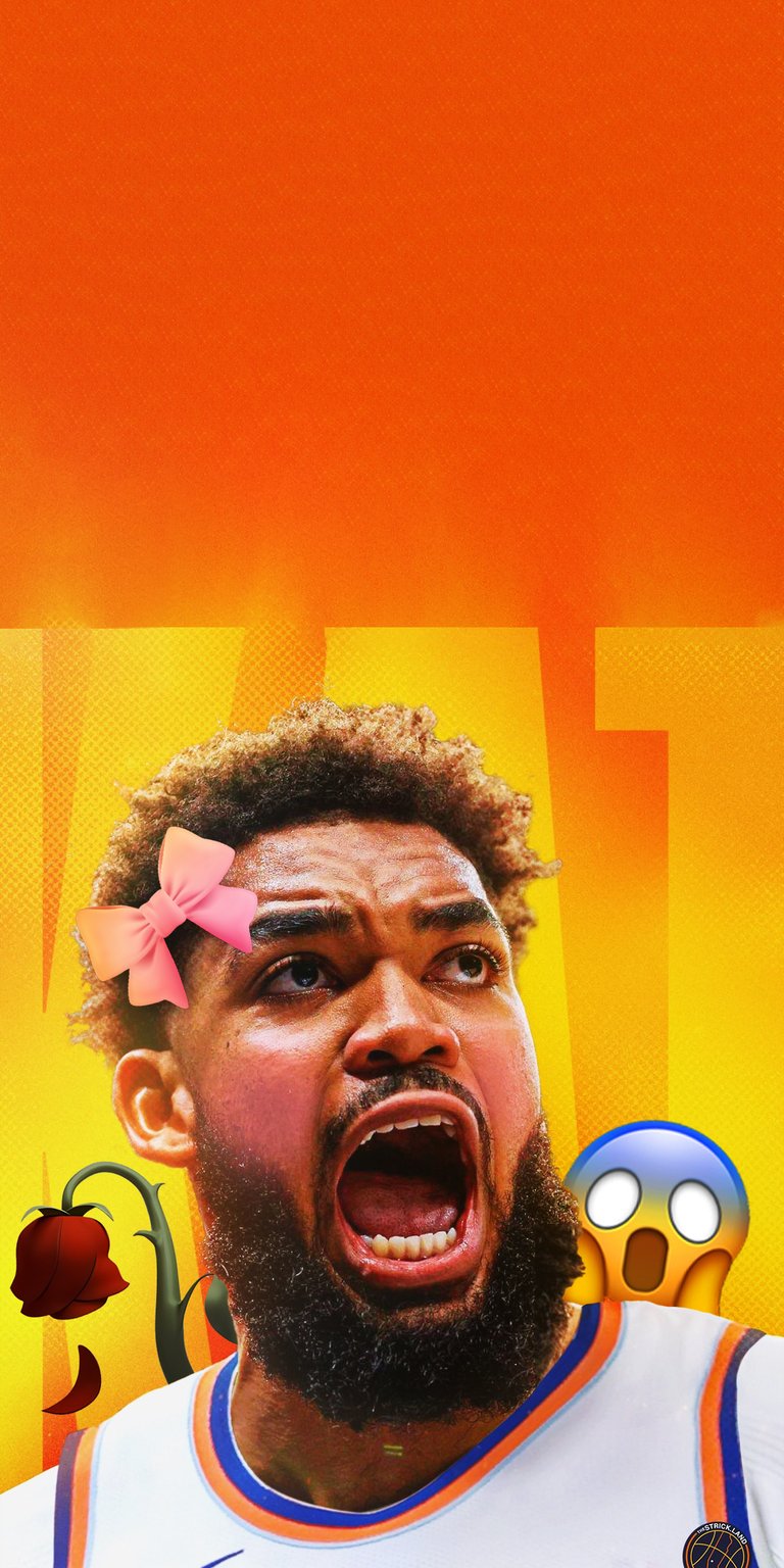 Karl Anthony Towns with pink ribbon wallpaper iPhone 4k