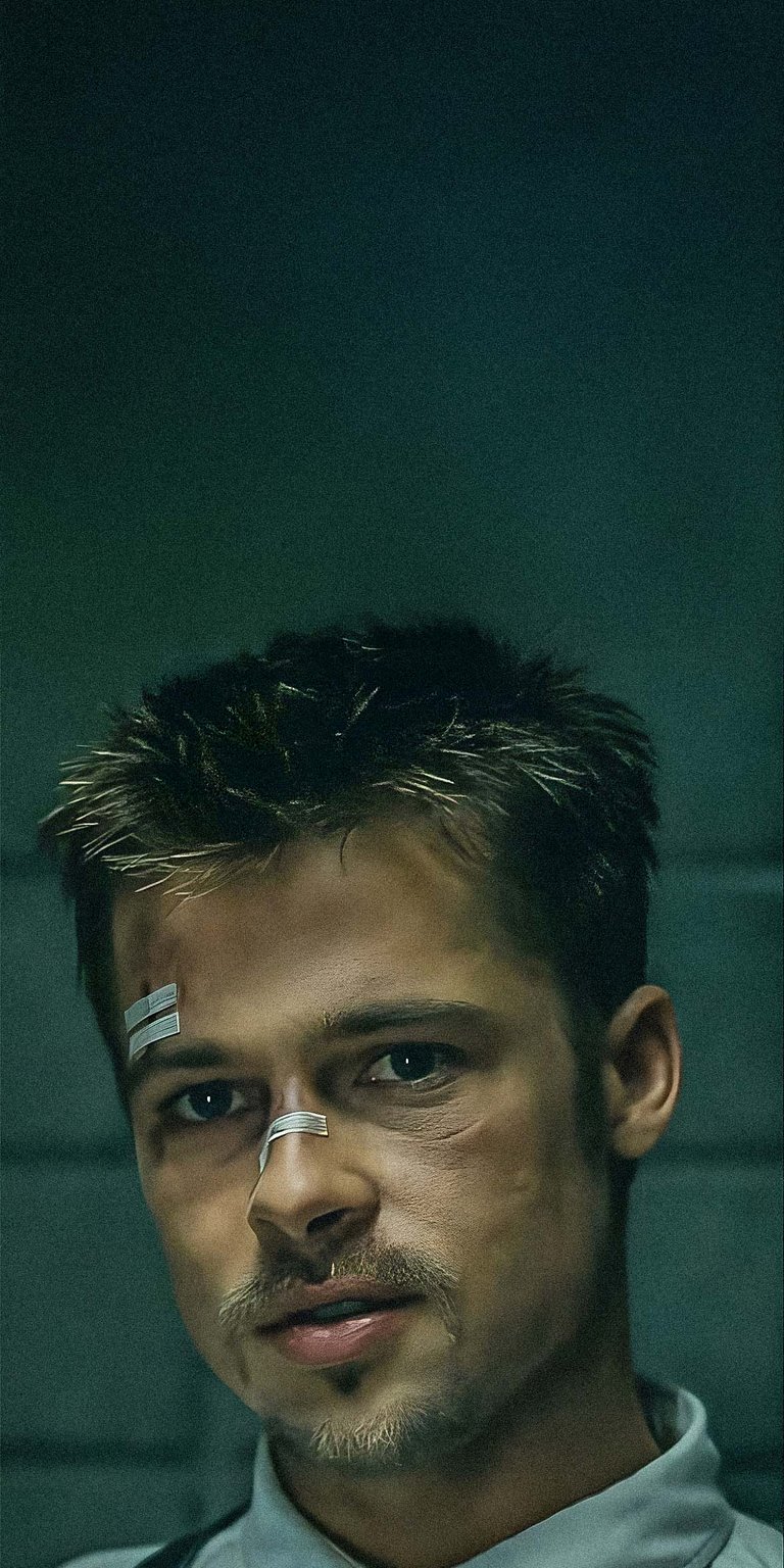 David Mills Seven scar face portrait wallpapers