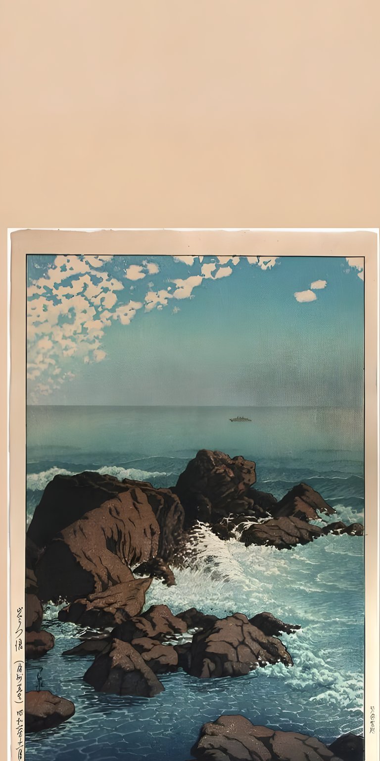 Beach rocks art wallpaper for iPhone HD