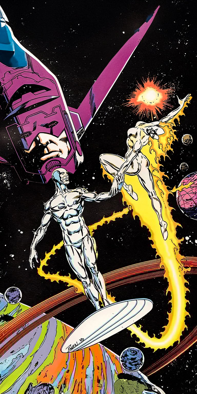 Silver Surfer wallpaper iPhone 4K