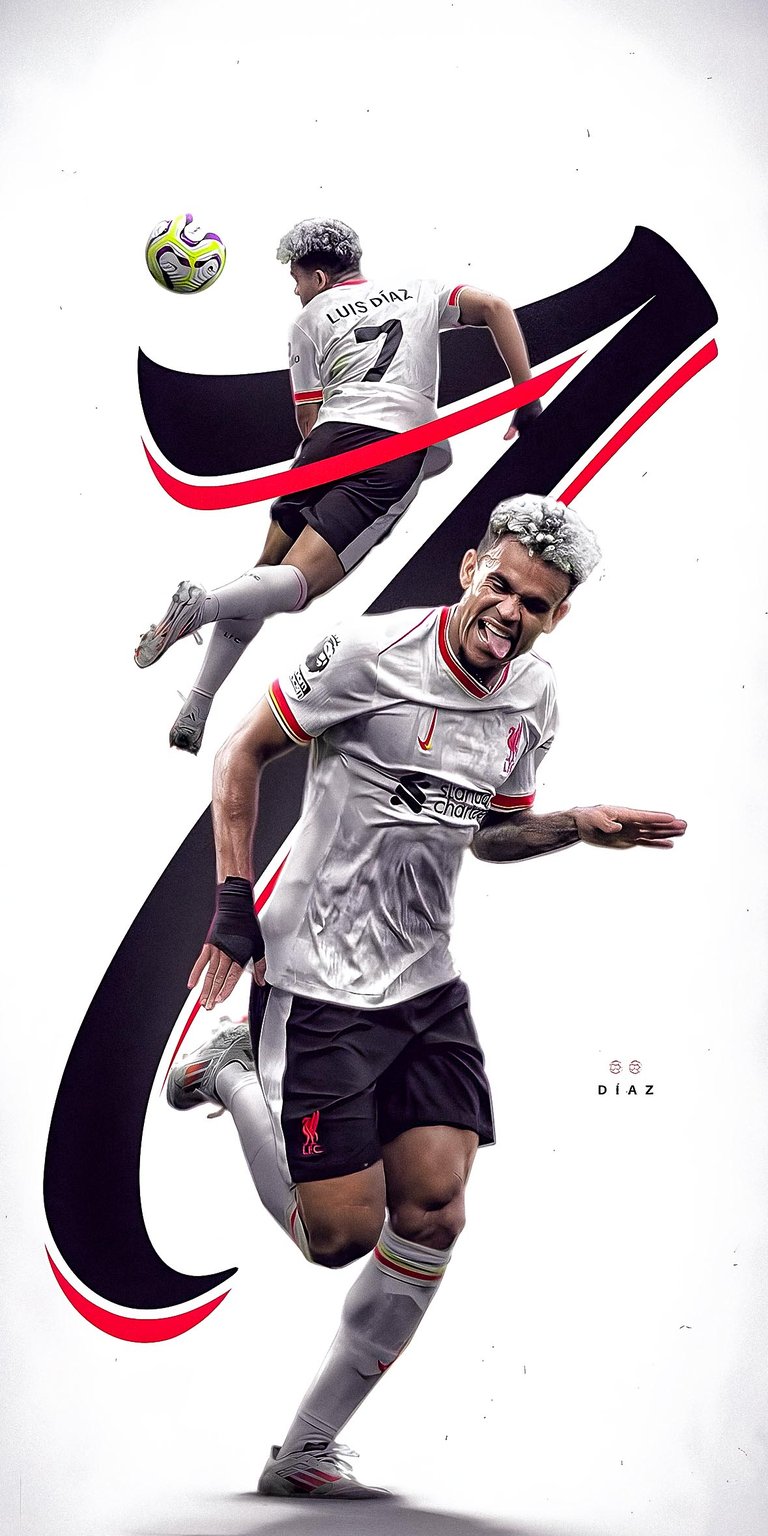 Luis Diaz Soccer Player Wallpaper