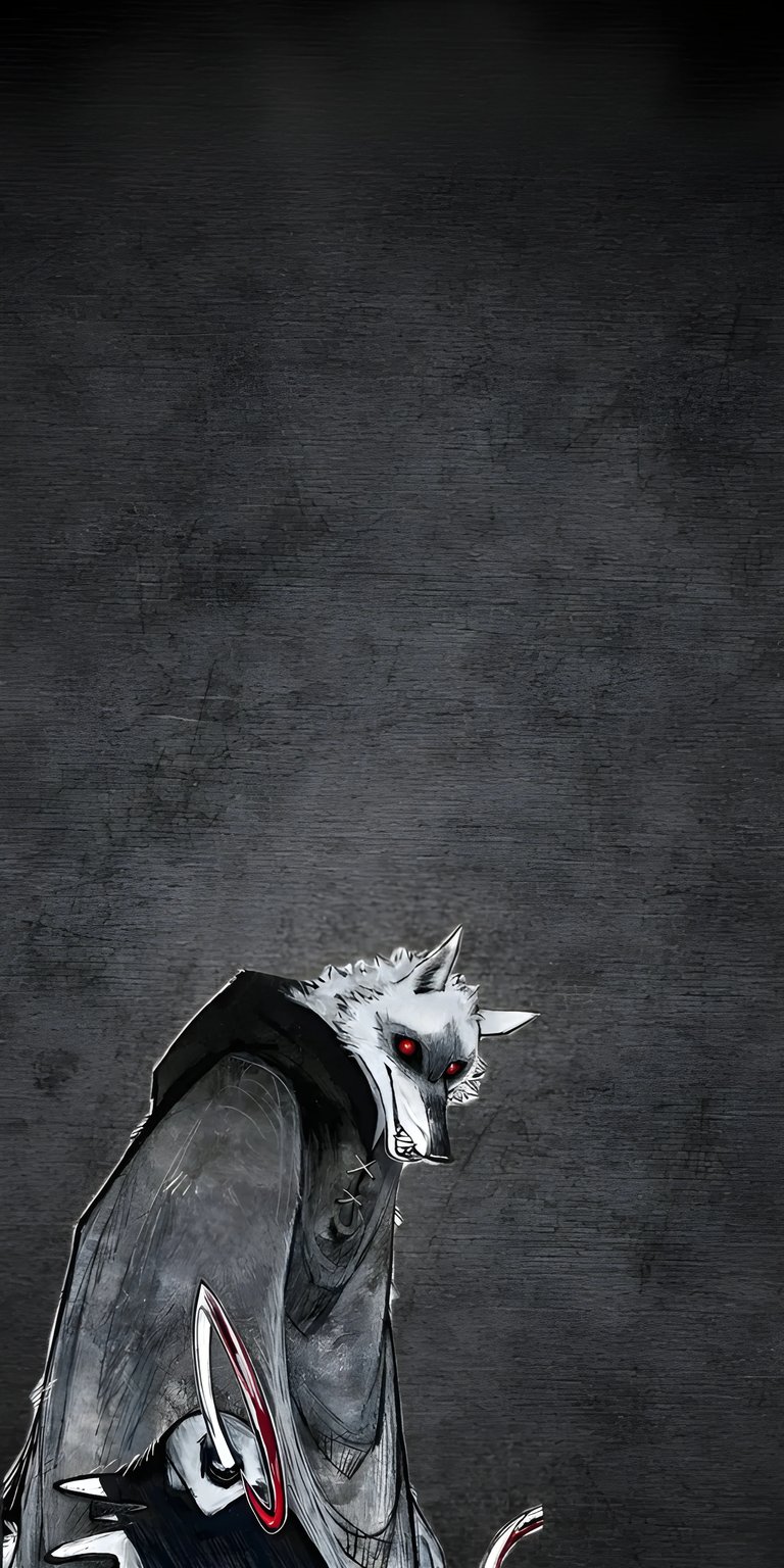 Death wolf iPhone wallpaper 4K