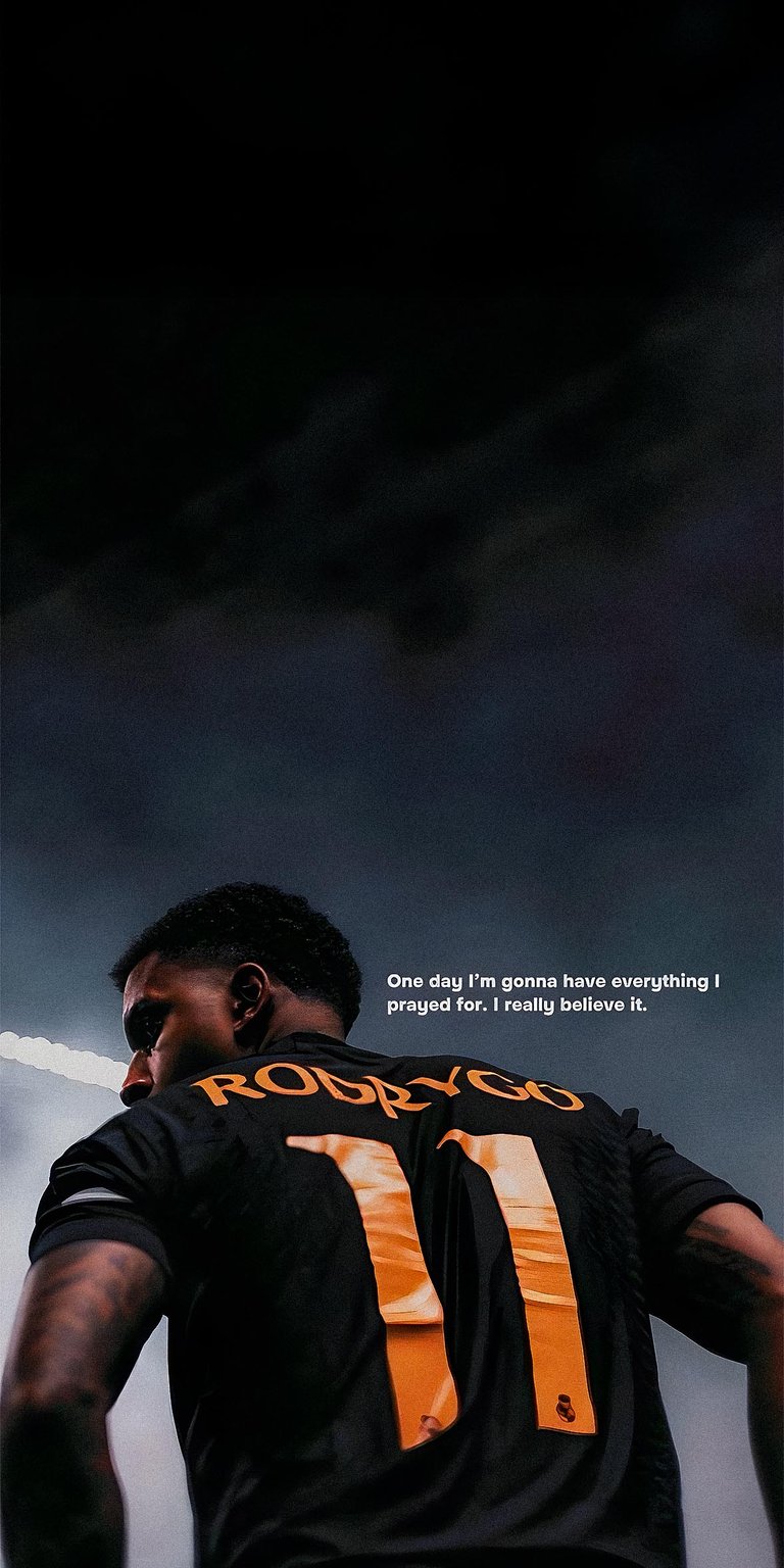 Rodrygo Real Madrid Quote Wallpaper HD
