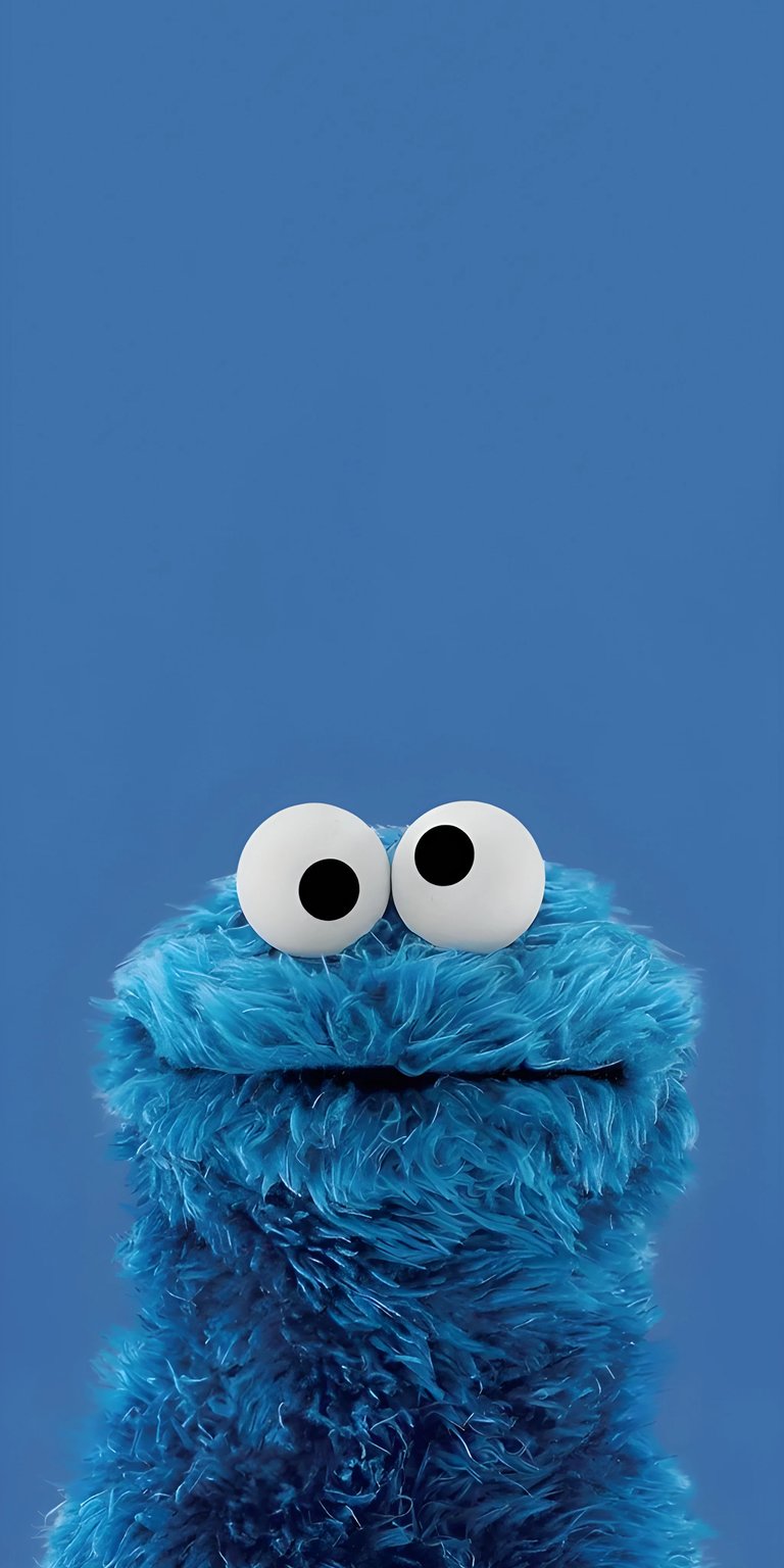Cookie Monster iPhone wallpaper 4K
