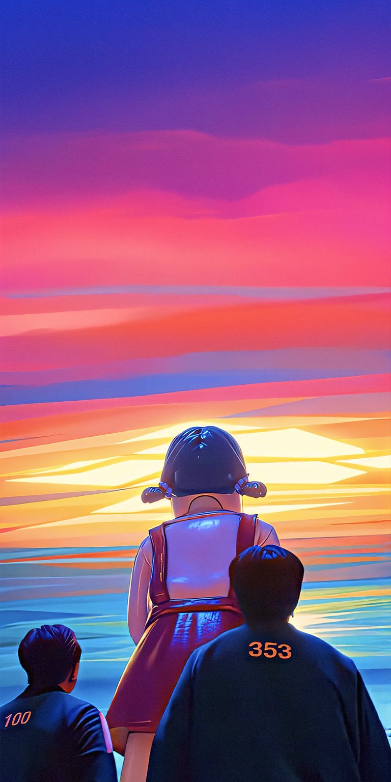 Squid Game doll wallpaper 4k iPhone