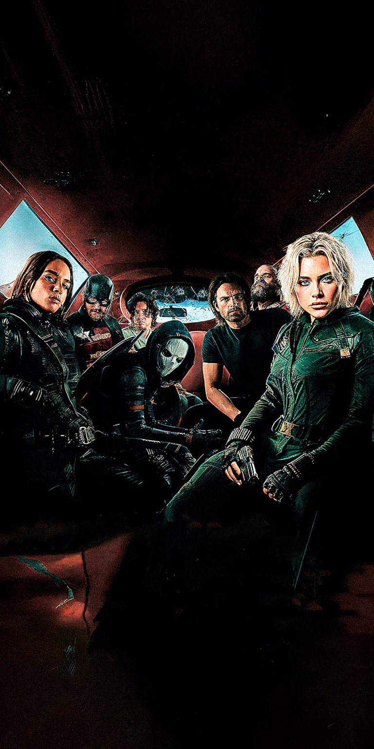 Thunderbolts team wallpaper iPhone 4K