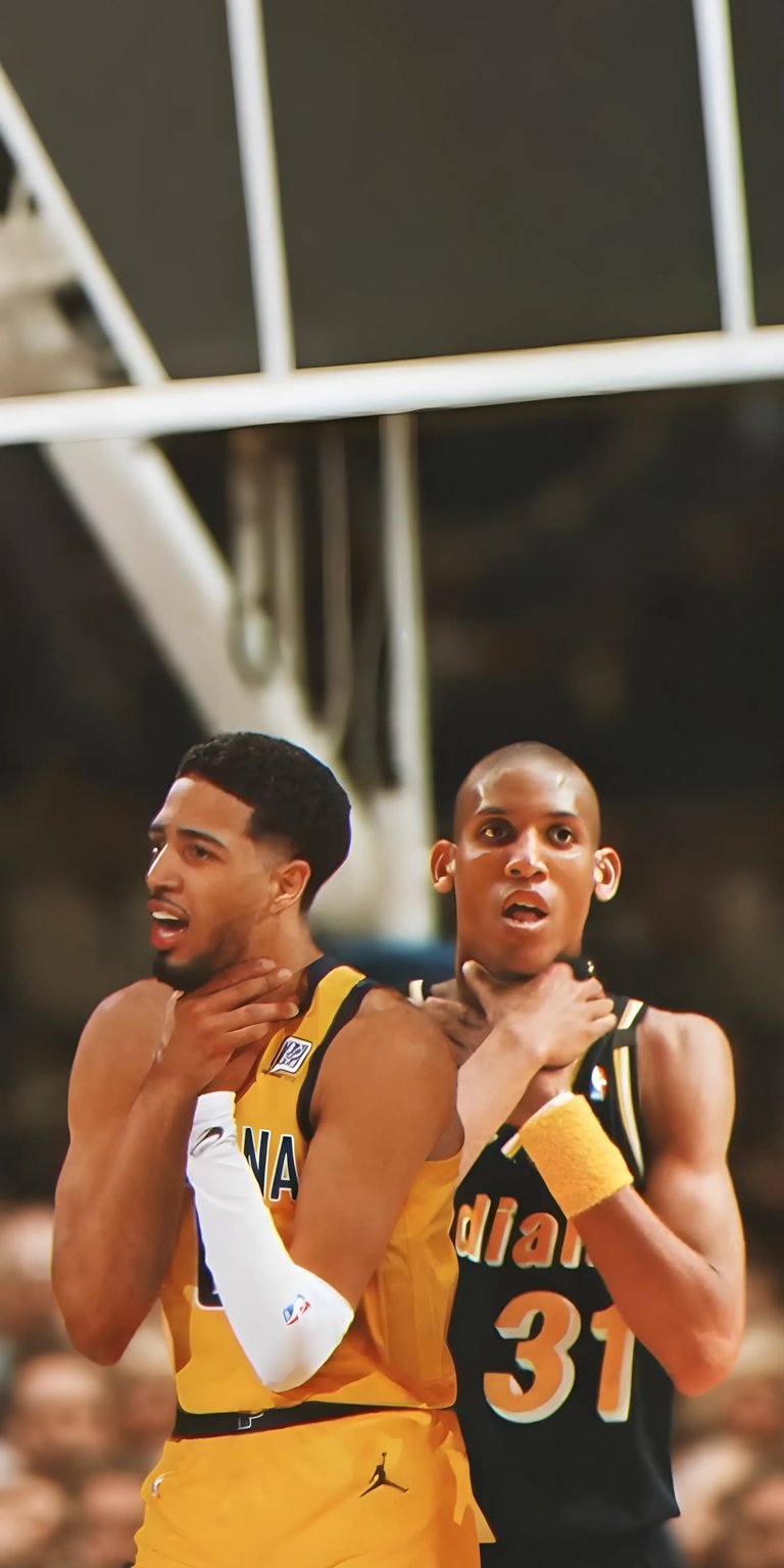 Reggie Miller and Tyrese Haliburton wallpaper iOS HD