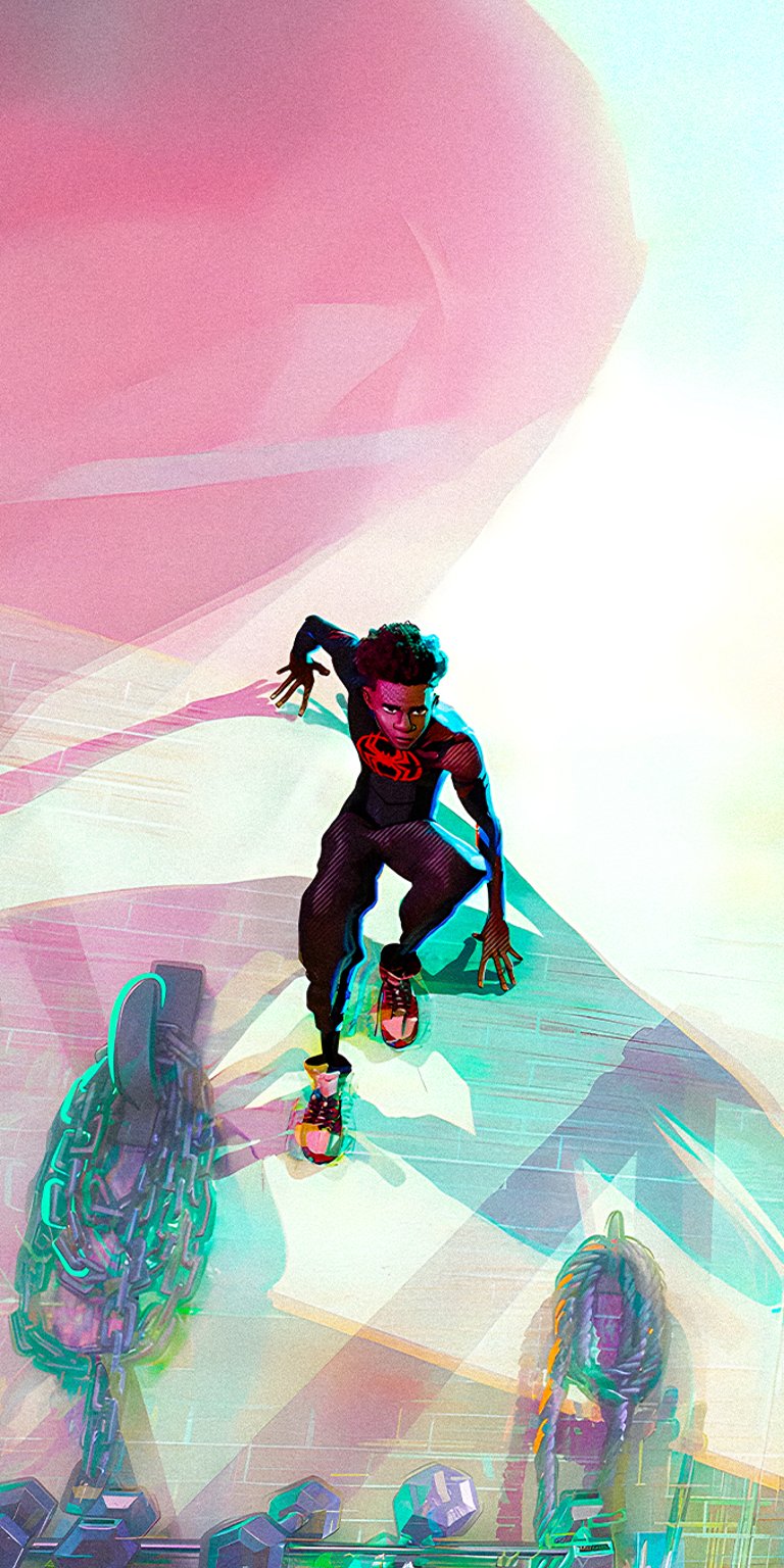 Miles Morales Spiderman wallpaper iPhone 4K