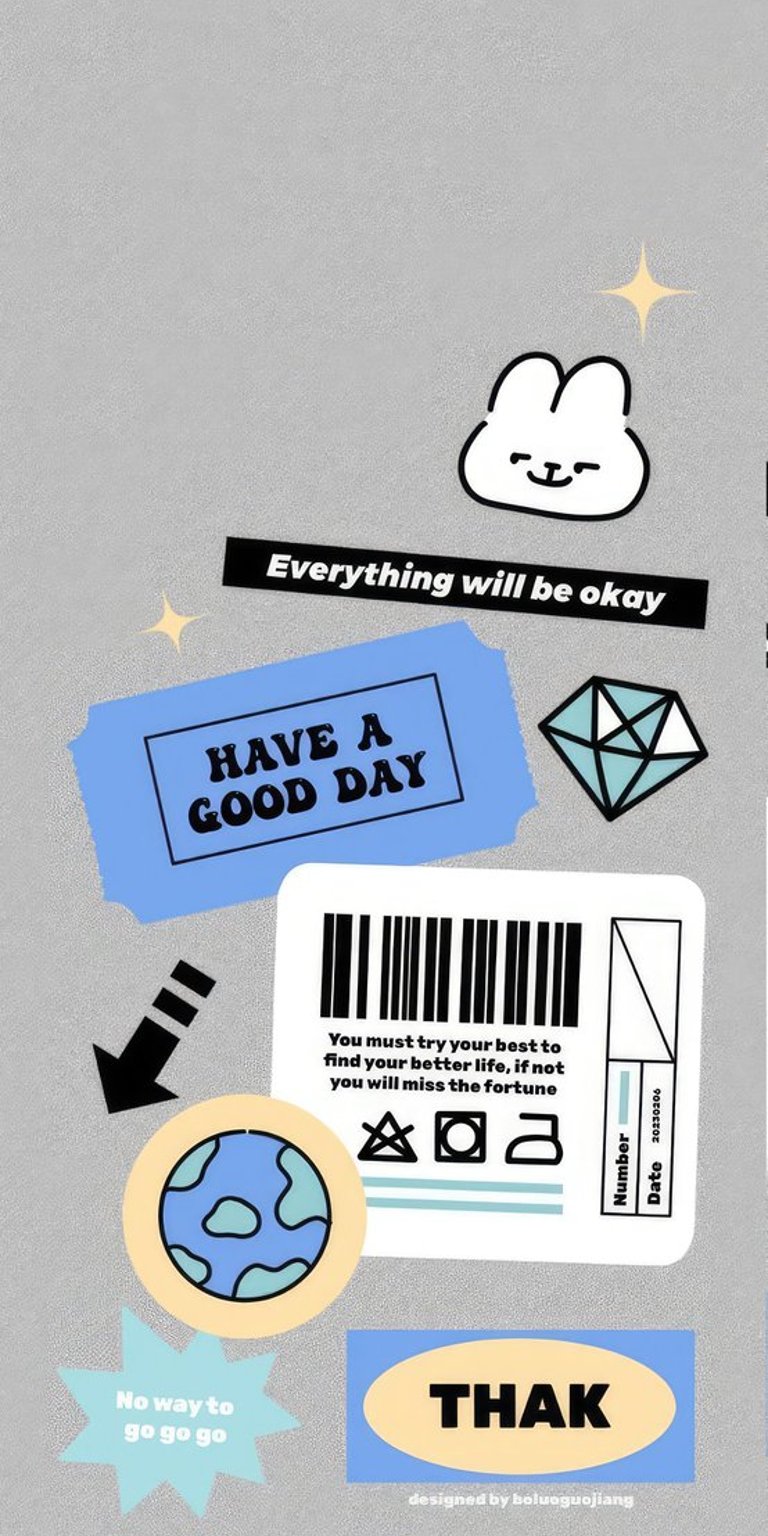 Stickers bar code wallpaper mobile 4k