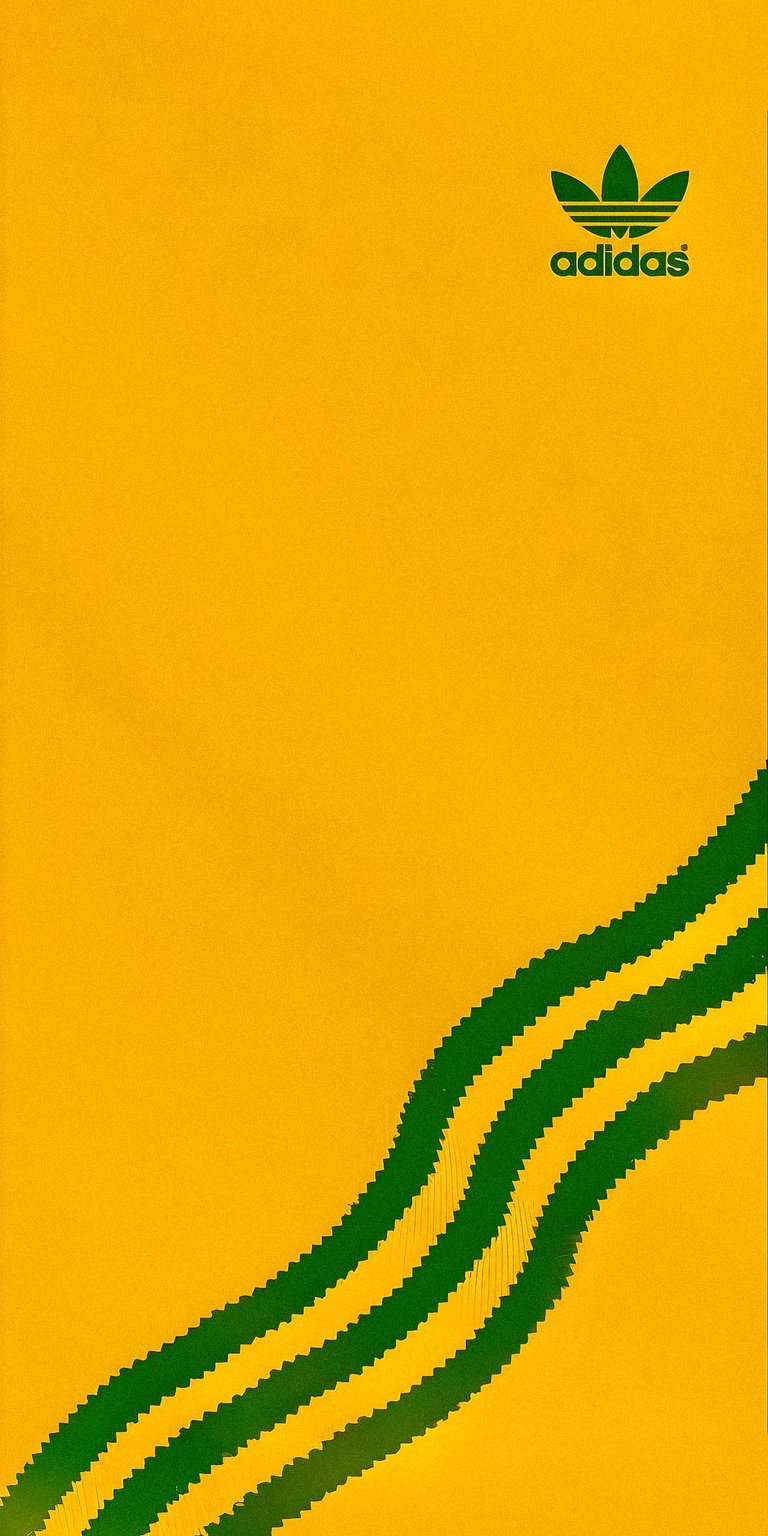Adidas Yellow Background Lockscreen Wallpaper