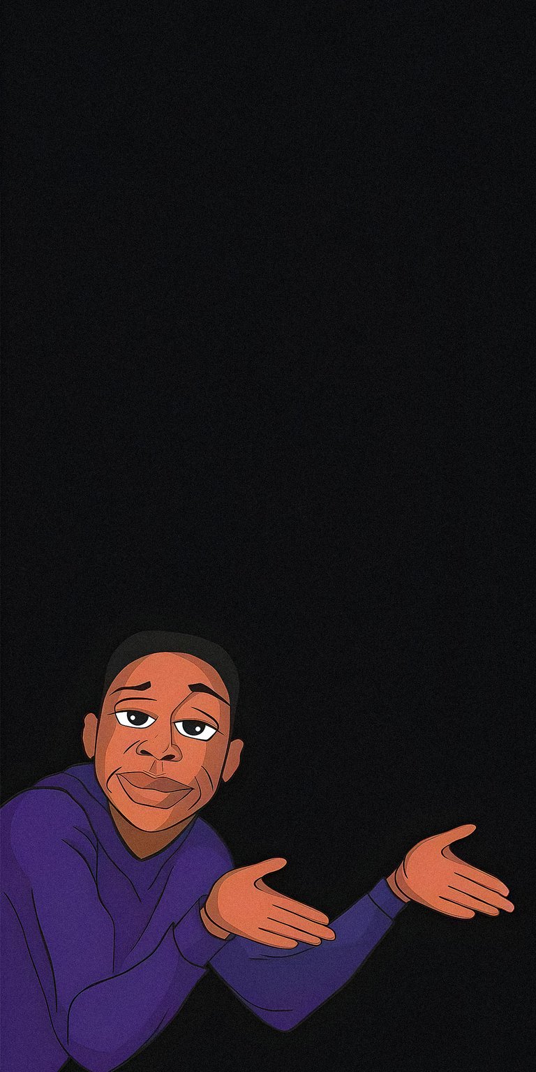 Khaby lame cartoon wallpaper in HD