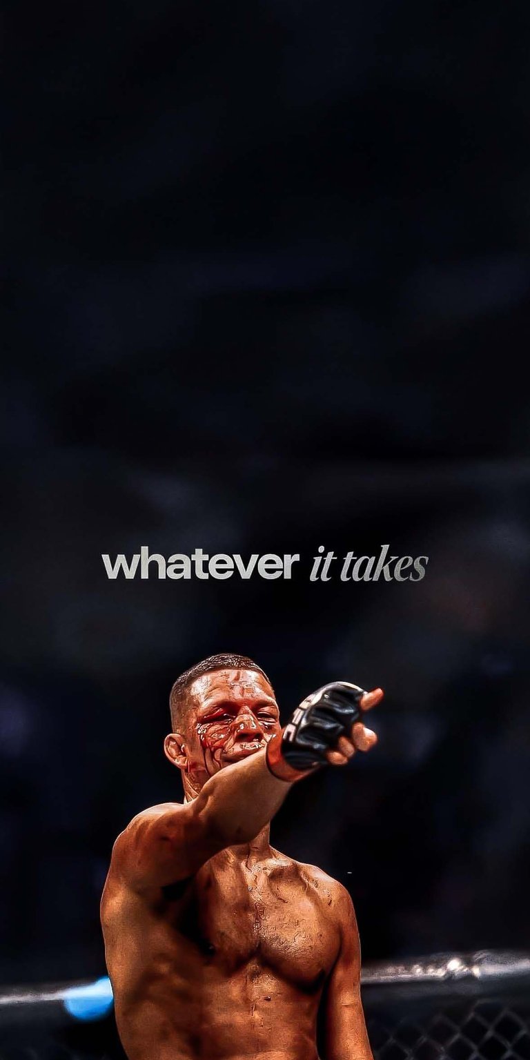 Nate Diaz motivational phone wallpaper HD