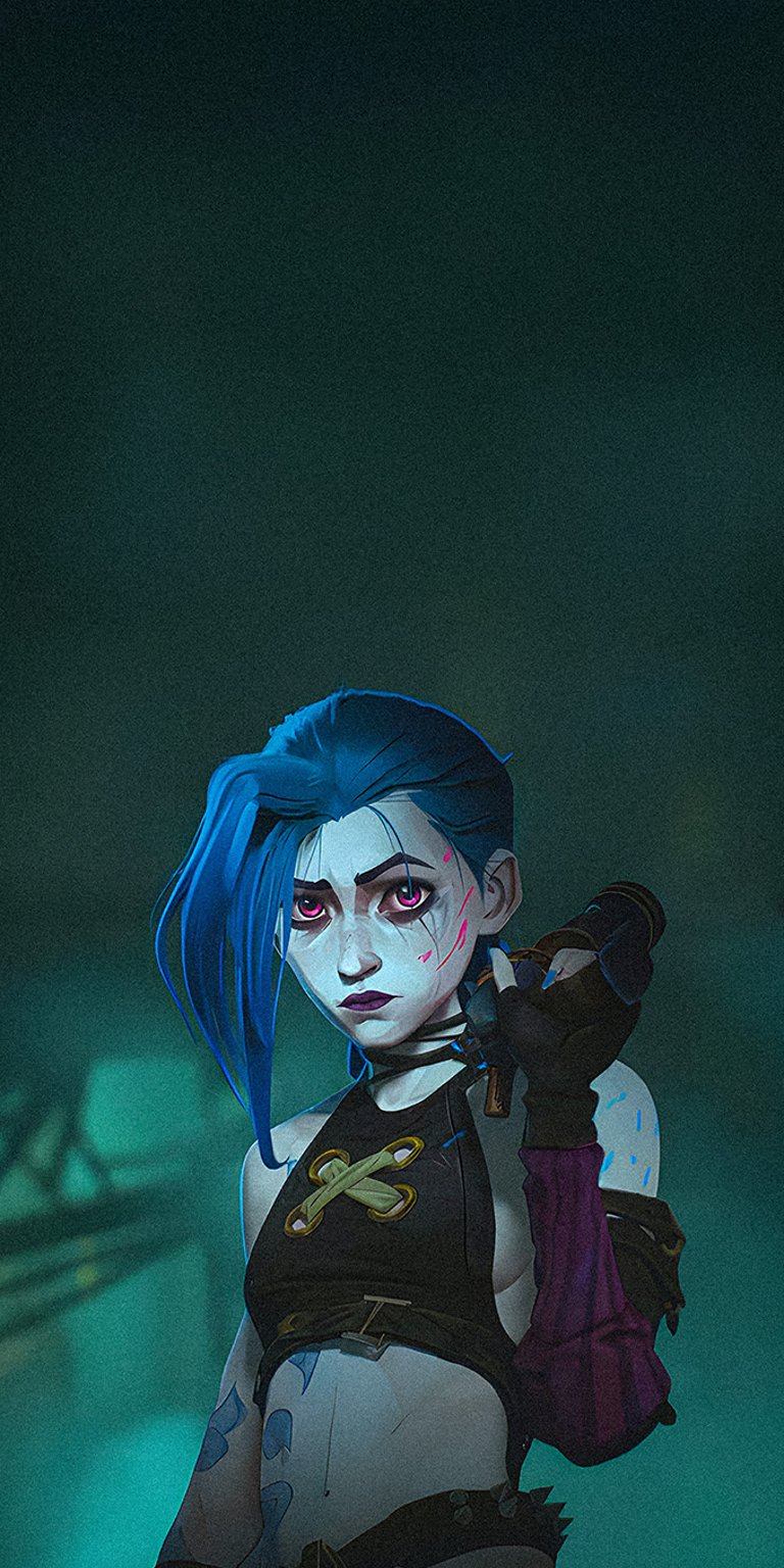 Jinx Arcane Season 2 4K iPhone Wallpaper
