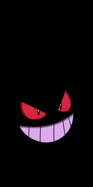 Gengar Pokemon Dark Wallpaper iPhone