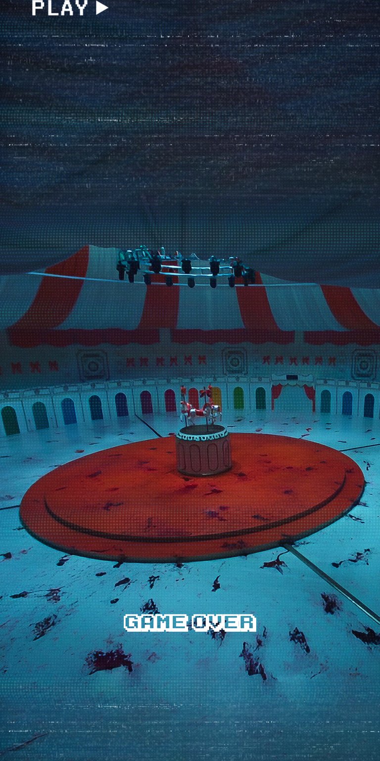 Squid Game empty playgrounds wallpaper 4k iPhone