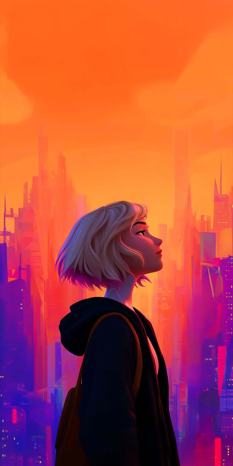 Gwen Stacy Spiderverse wallpaper HD iPhone