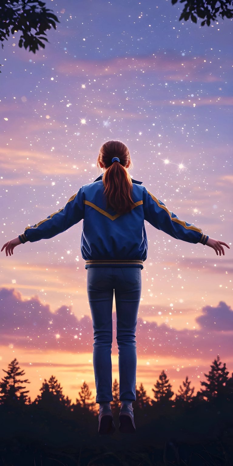 Download this stunning Max 4K wallpaper for your iPhone! Featuring a silhouetted forest, and a sprinkle of stars, this wallpaper captures Max in a moment of serene levitation.