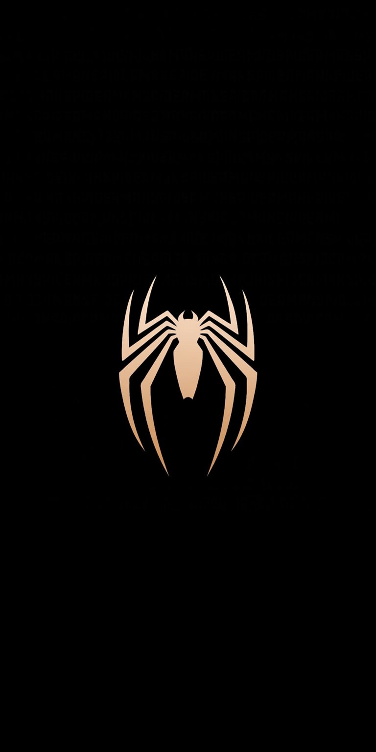 Spiderman dark logo iPhone wallpaper HD