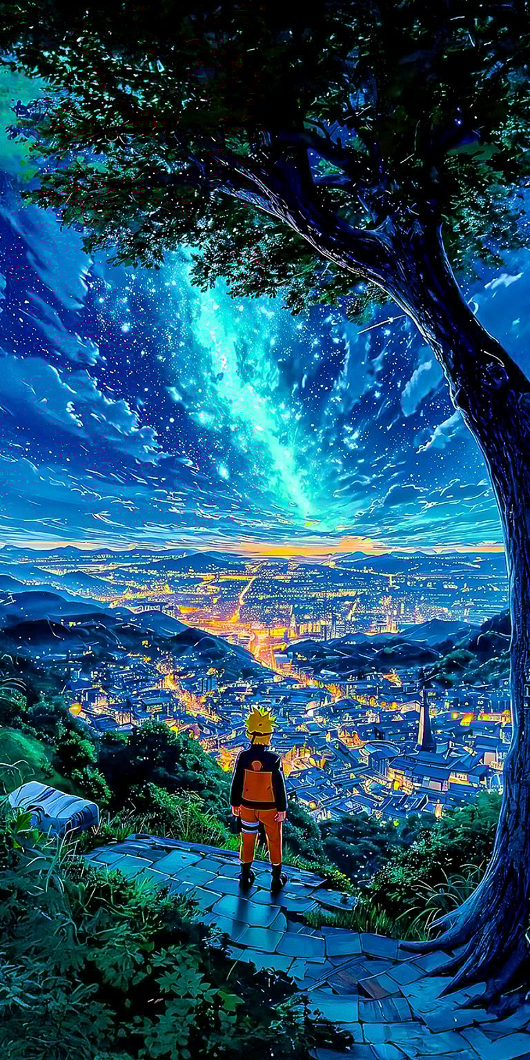 Naruto Animated HDR wallpaper mobile 4K