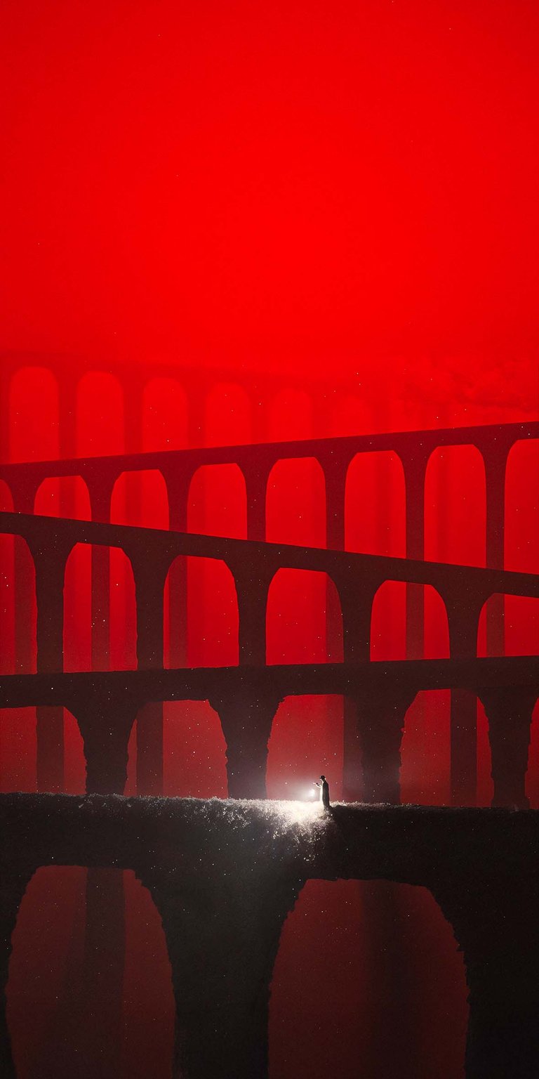 Dark bridge iPhone wallpaper HD
