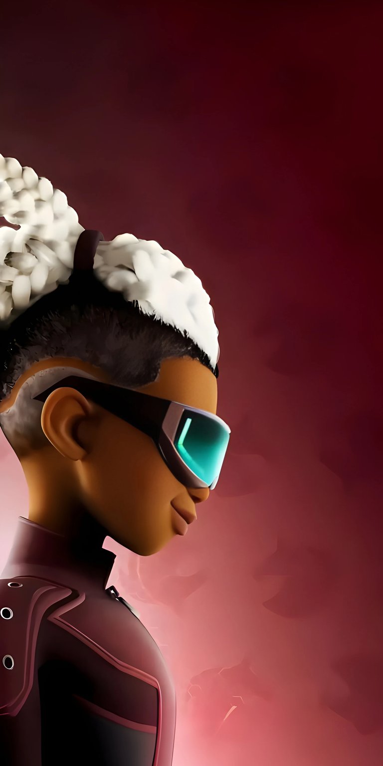 A cool, stylized profile of Luka Couffaine as Viperion, the wielder of the Snake Miraculous, featuring his unique blue and green mask and glasses. Perfect for fans of the show and calming, musical themes.