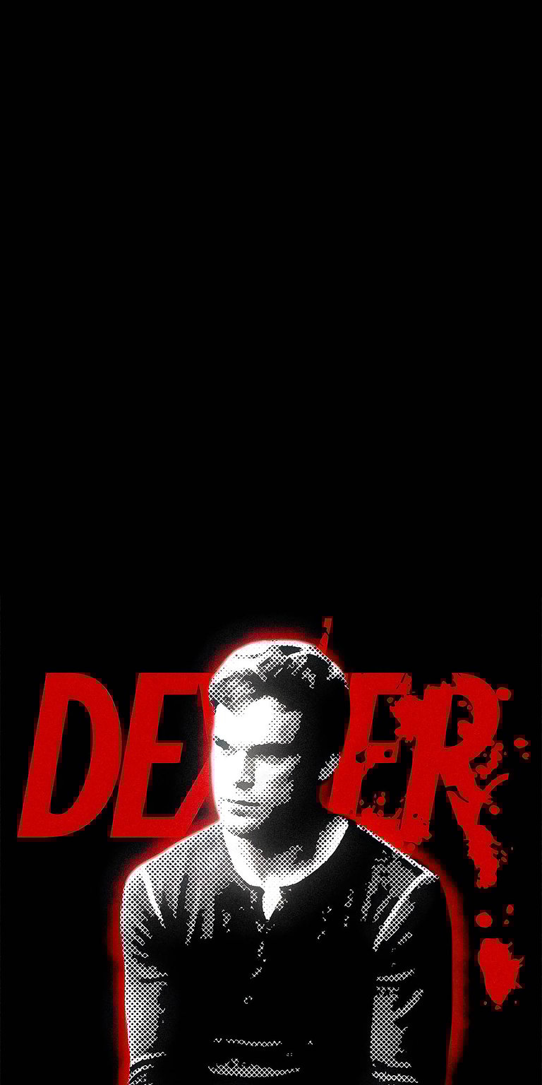 Dexter Morgan dark with name background wallpaper 4k